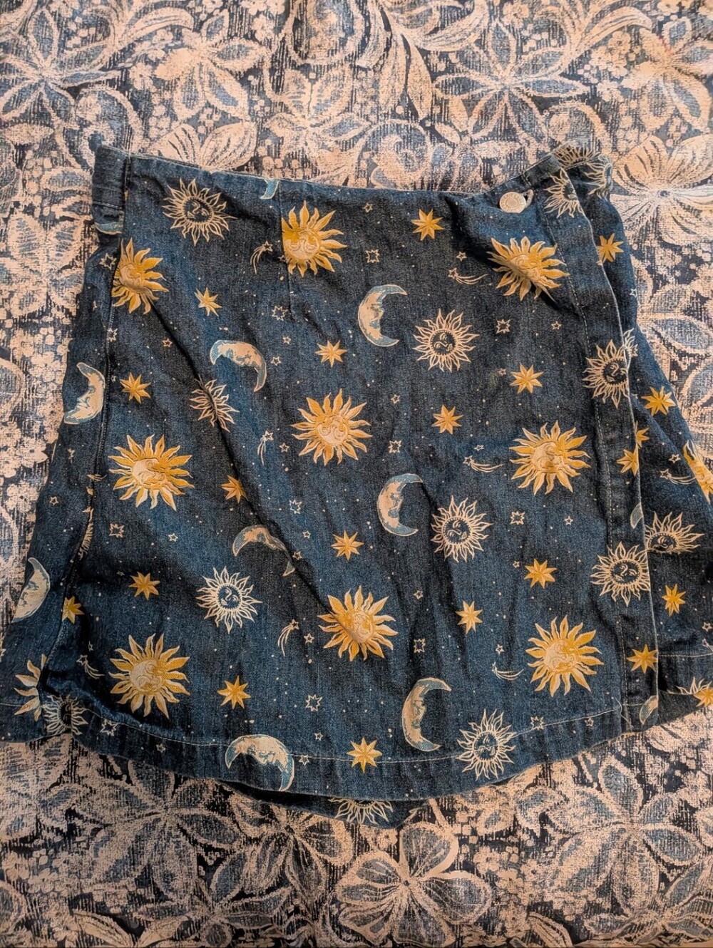 Celestial Sun And Moon 90s Skort